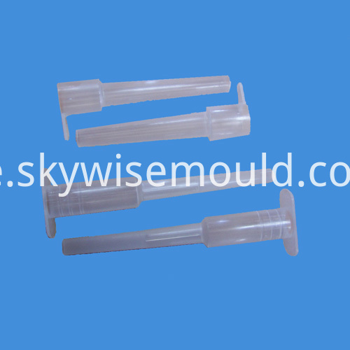 Plastlockkärlstål Plastic Needle Cylinder Lid Moulding